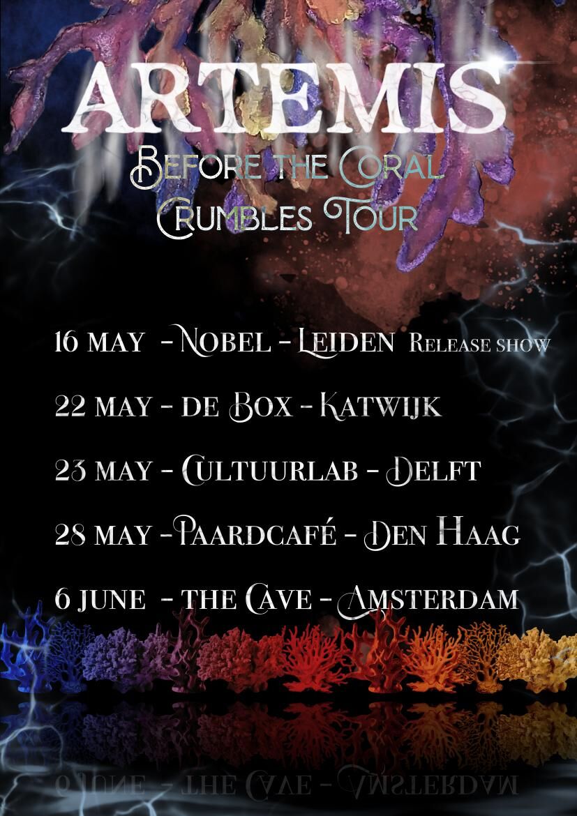 Tourposter Before the Coral Crumbles met alle data