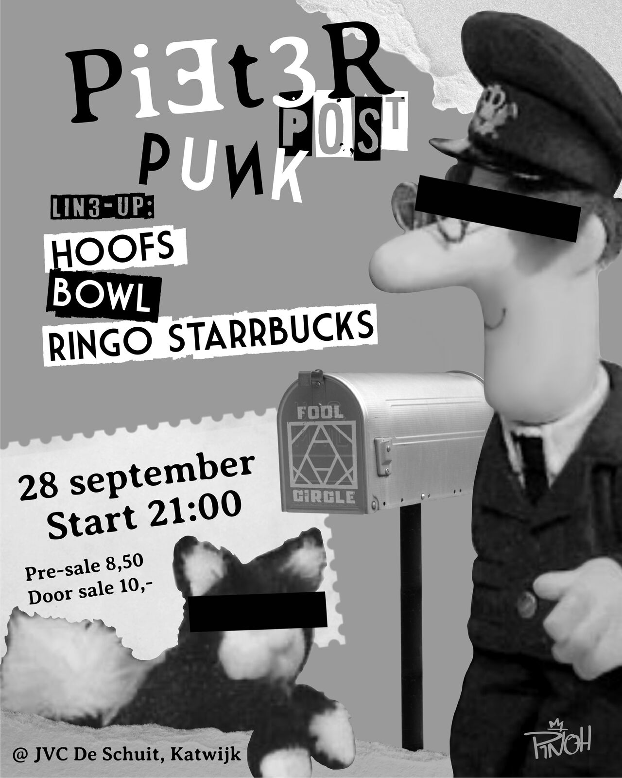 Post over het optreden van Pieter Post Punk
