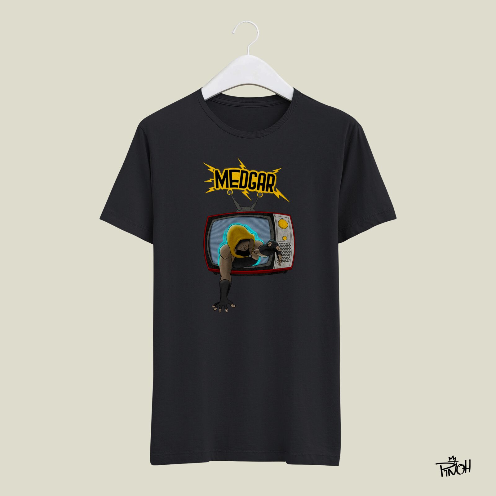 Mock-up van het Sadako-shirt